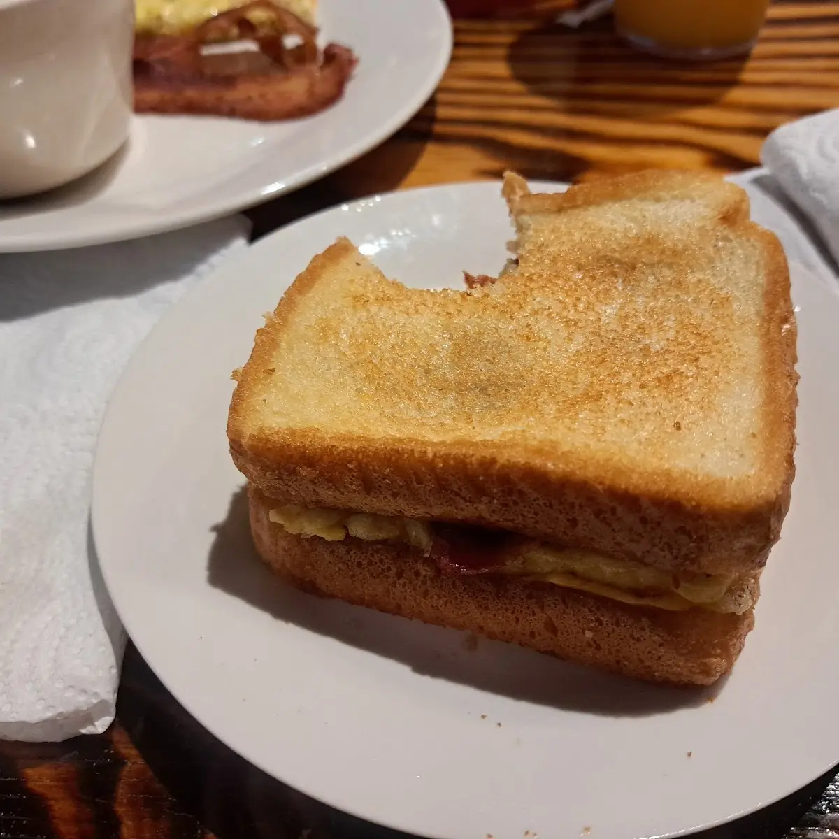 Egg Ham and Cheese Toast