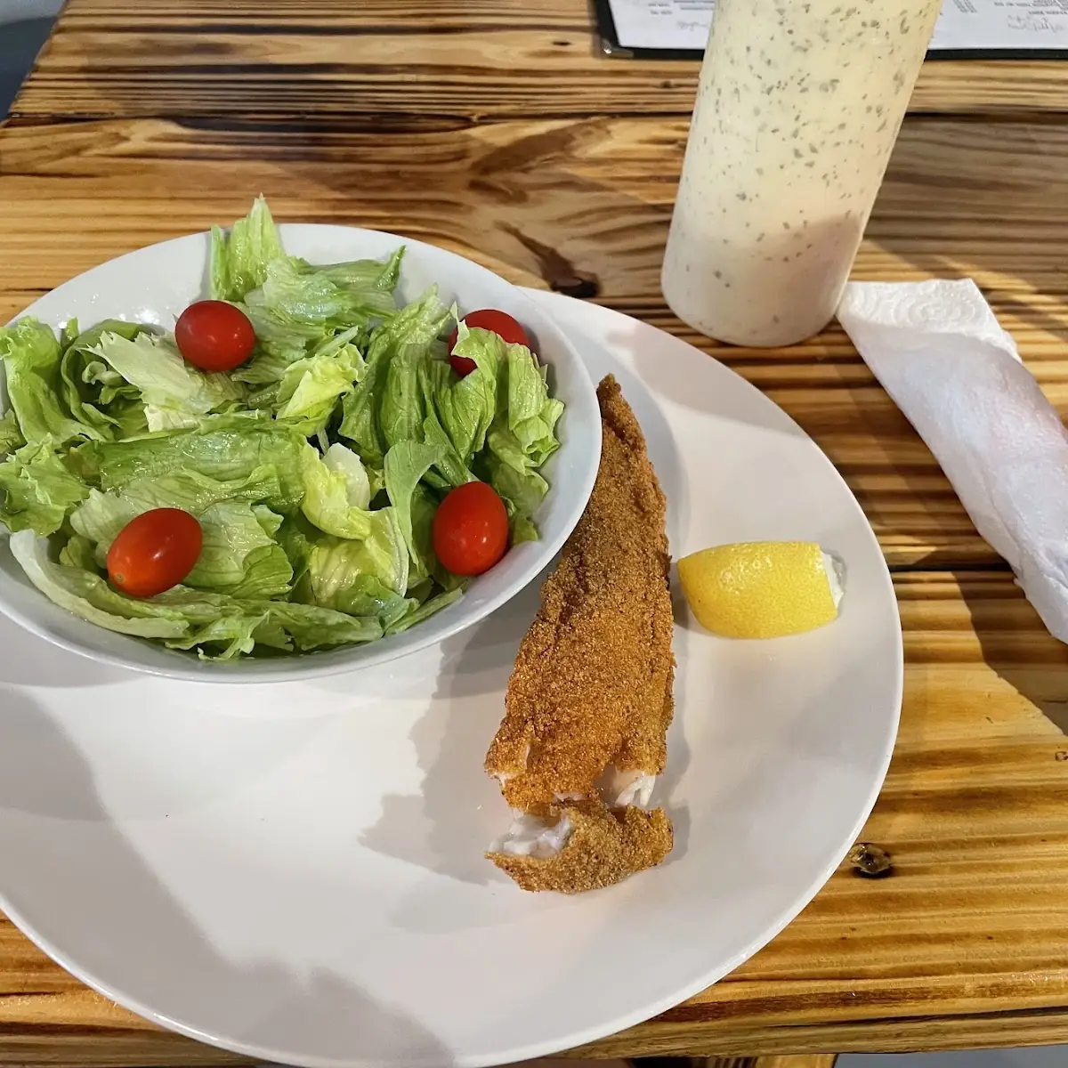 Fried Catfish & Garden Salad