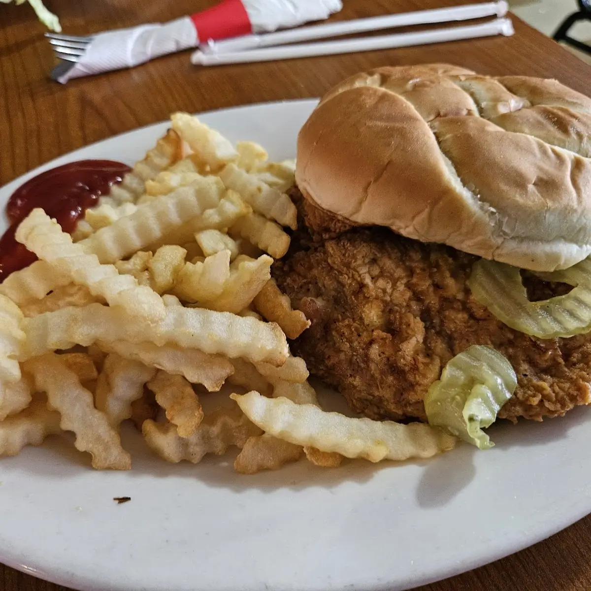 Breaded Pork Tenderloin Sandwich
