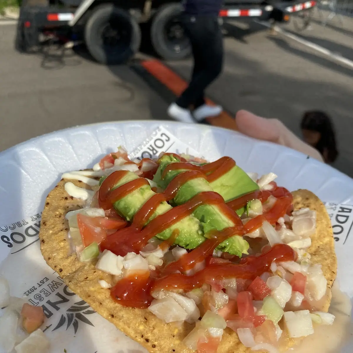 Fish Ceviche Tostada
