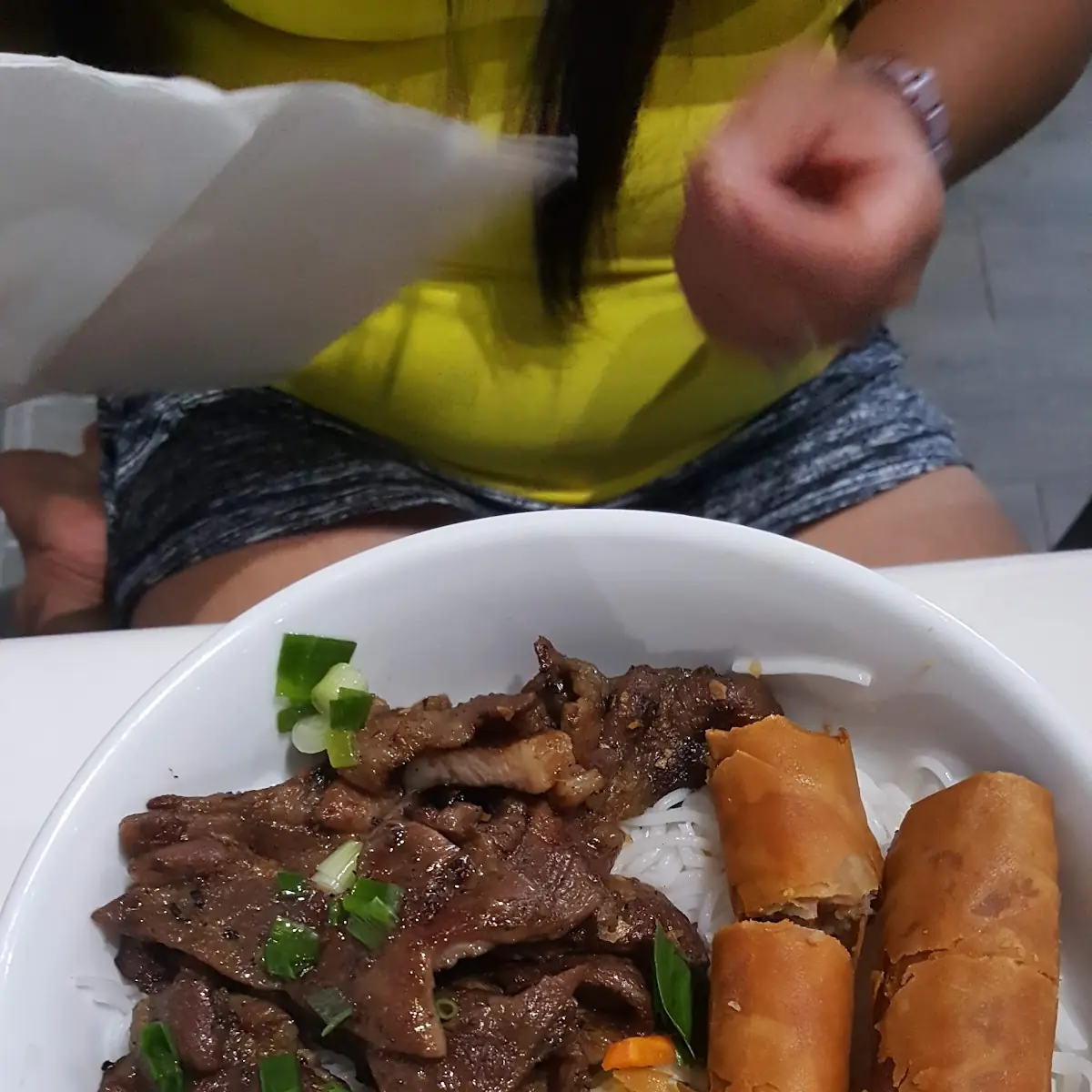 Grilled Pork & Egg Roll Vermicelli