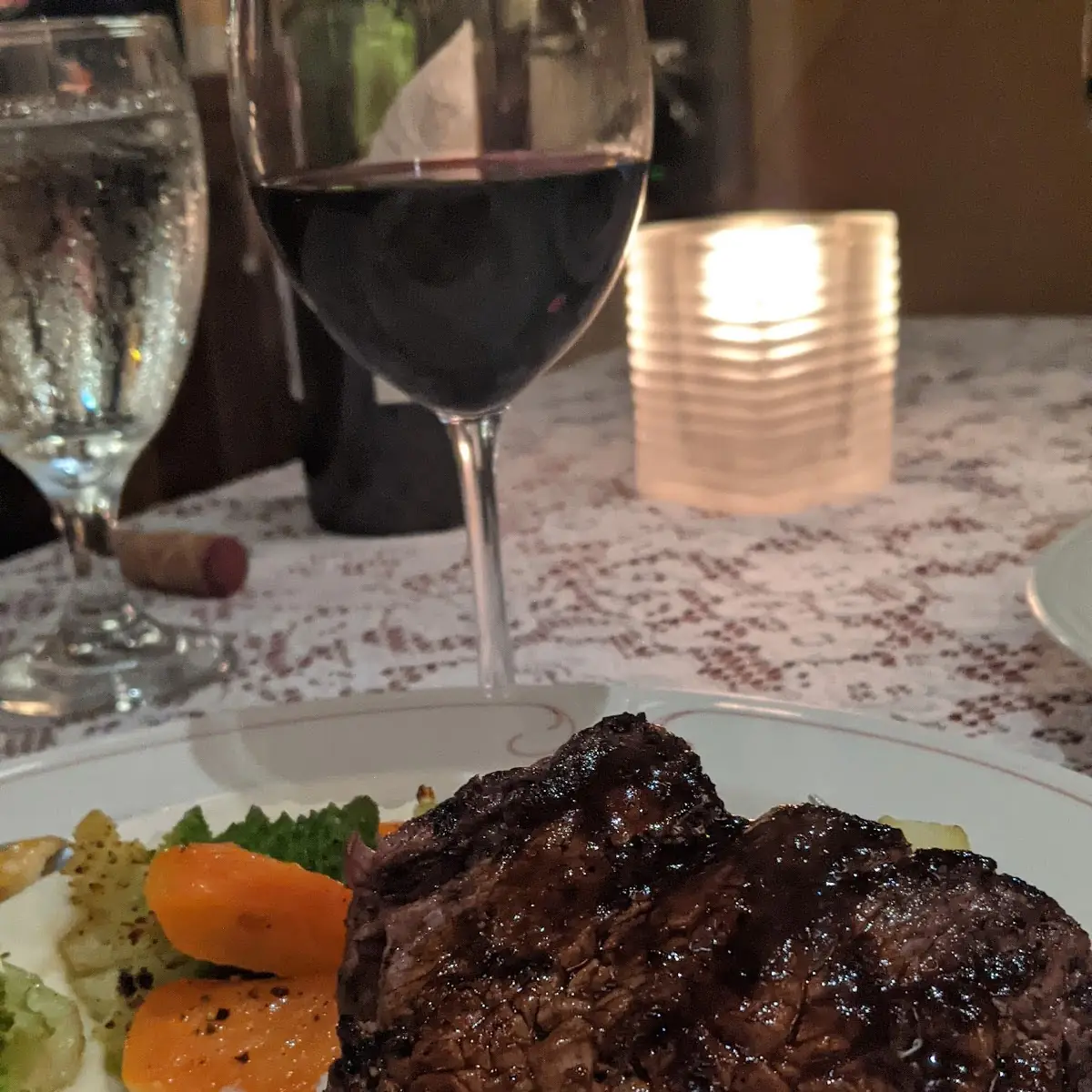 Steak Filet and Garlic Mashed Potatoes
