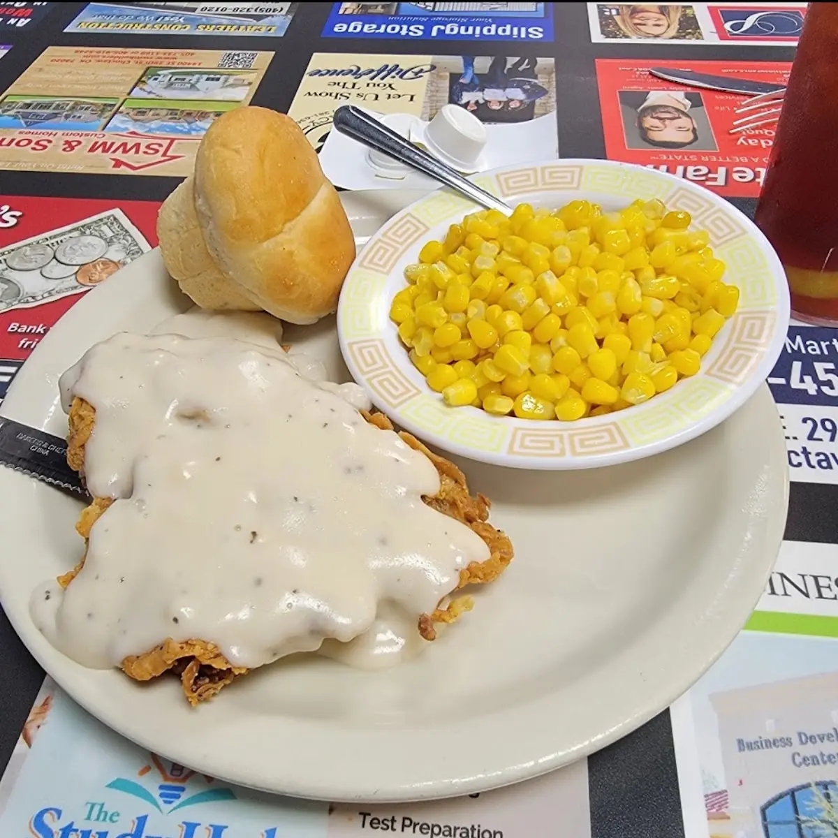 Chicken Fried Chicken Corn Biscuit