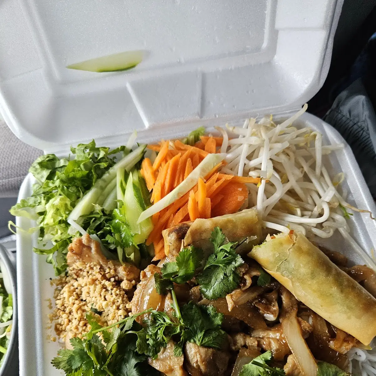 Vermicelli w Chicken and Eggroll