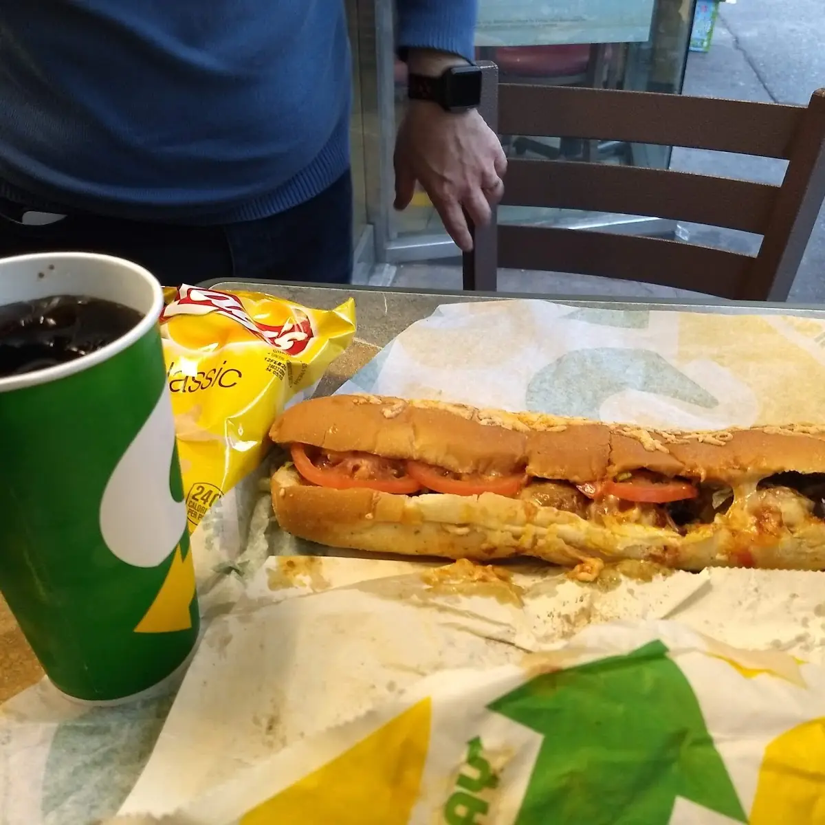 Subway Footlong Cookie