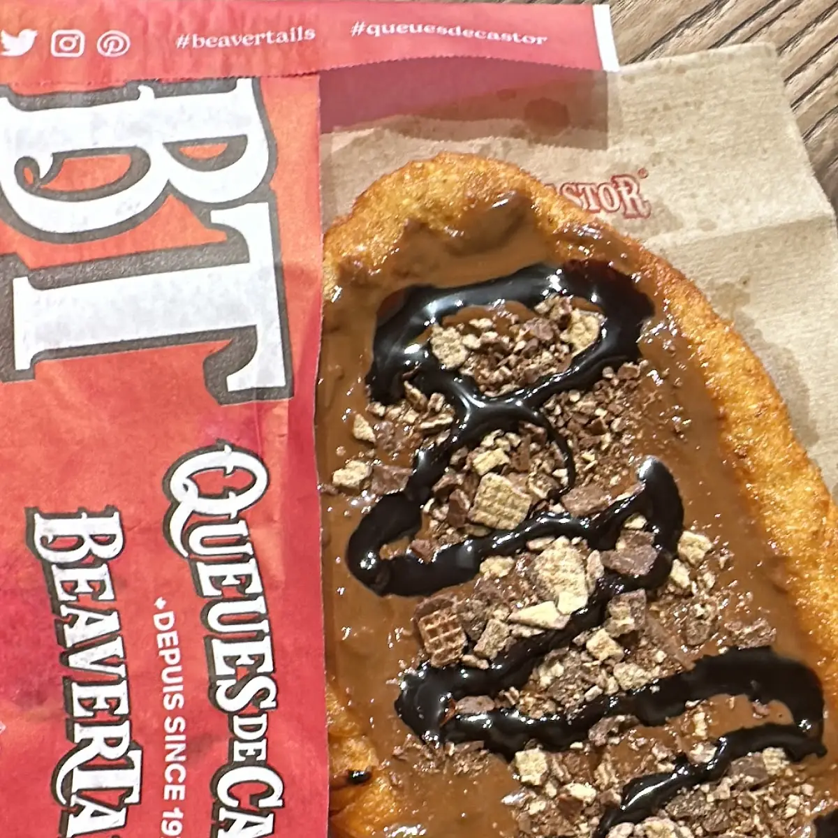 Chocolate Wafer, BeaverTails- Queues de Castor (Kingston Market St.)