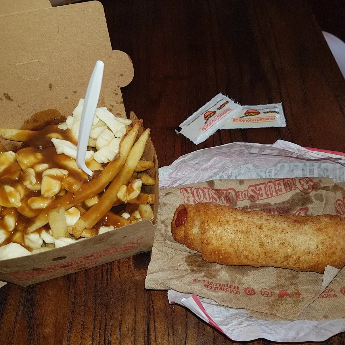 Poutine and Beaverdog, BeaverTails- Queues de Castor (Kingston Market St.)
