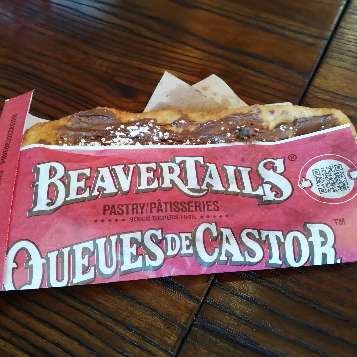 Queue de Castor Nutella, BeaverTails- Queues de Castor (Kingston Market St.)