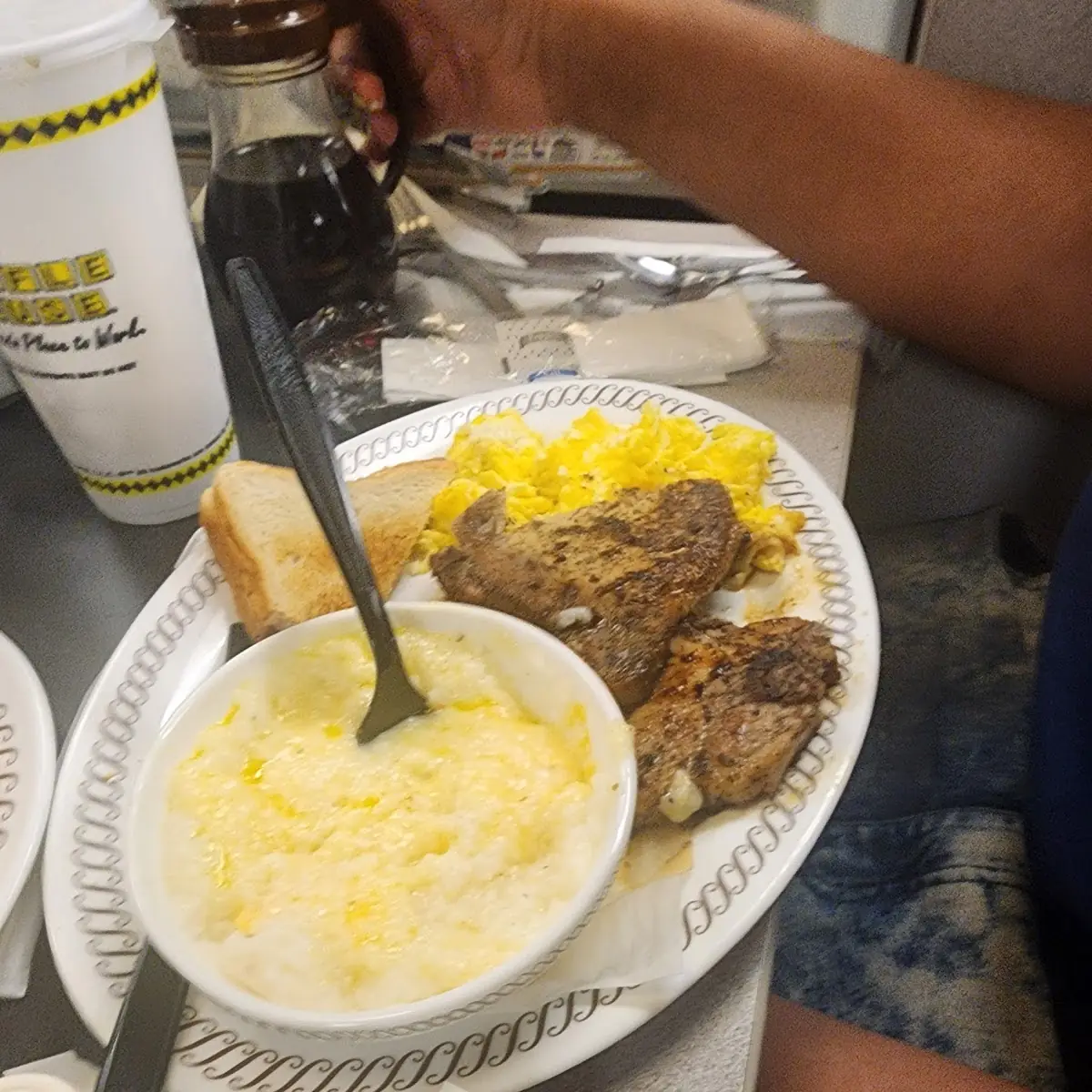 Pork Chops and Eggs