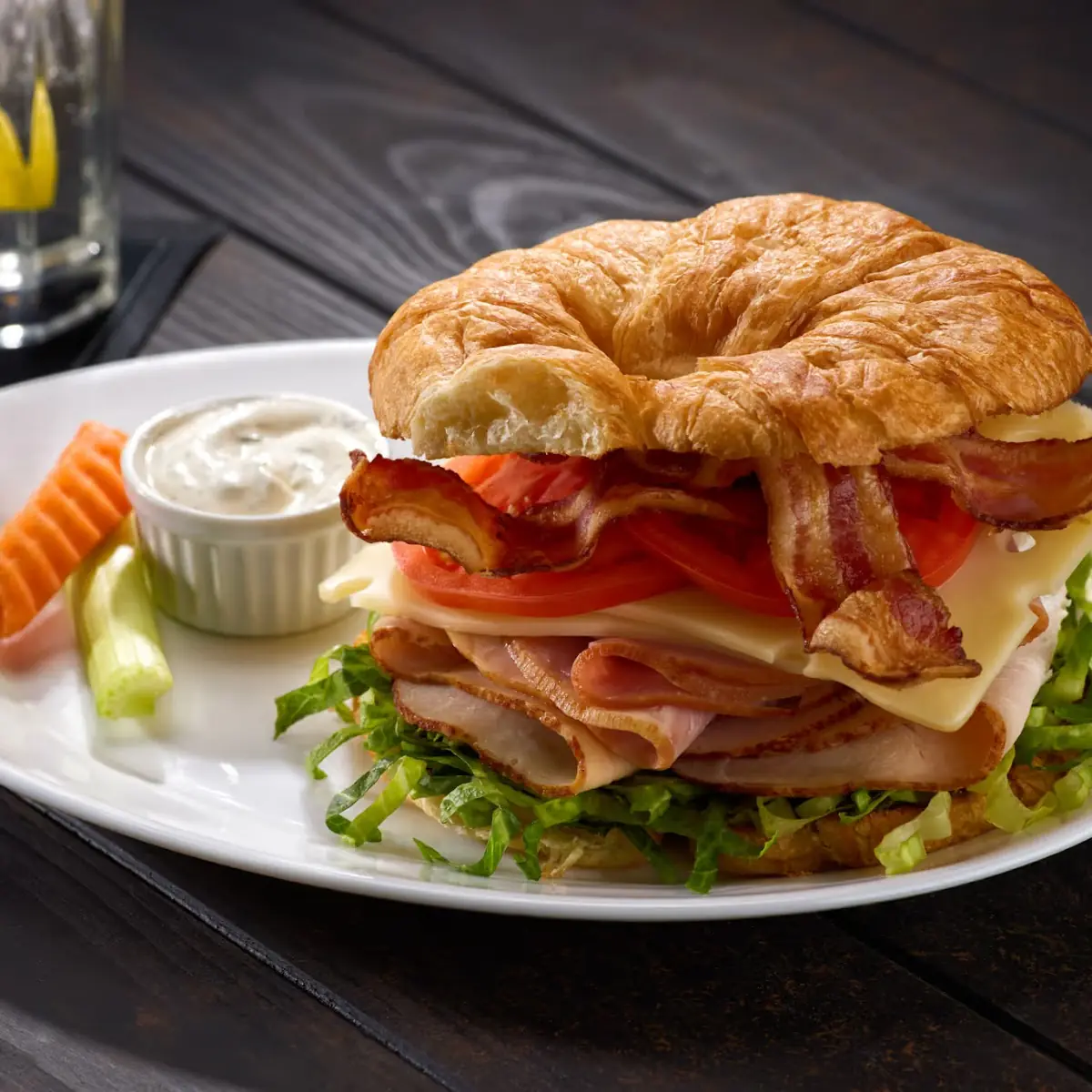 Roasted Turkey on Onion Cheddar Roll