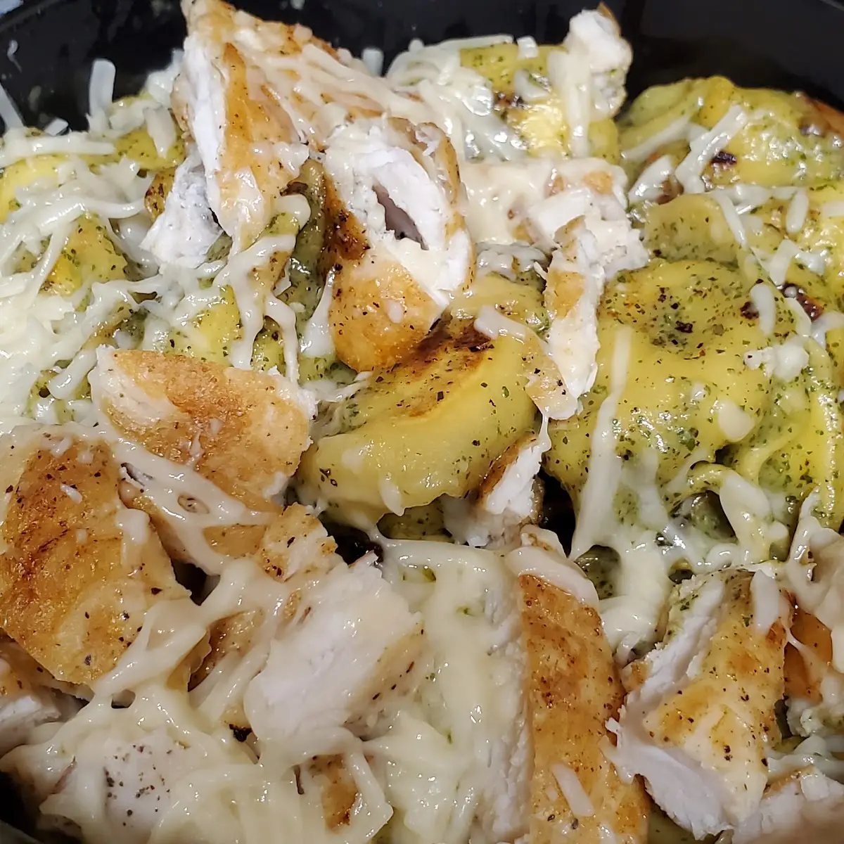 3 Cheese Tortellini Pesto Chicken