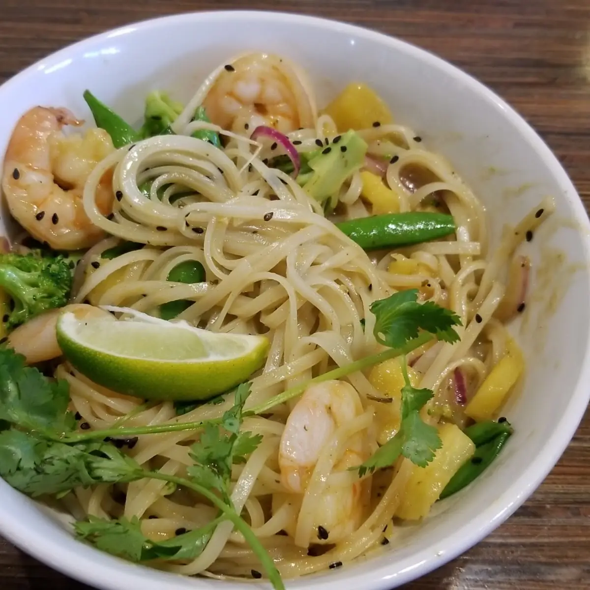 Green Curry w Shrimp