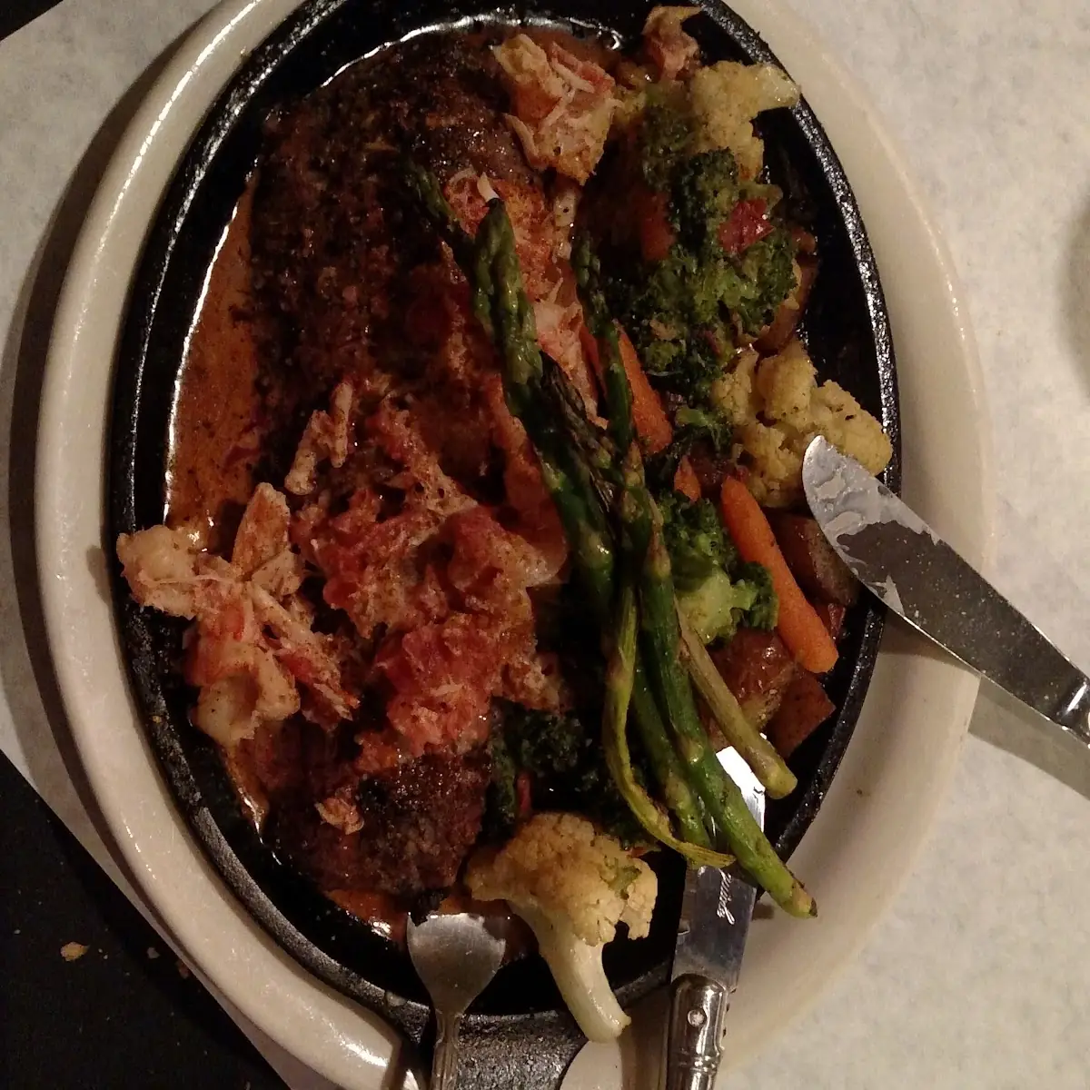 Steak with Asparagus