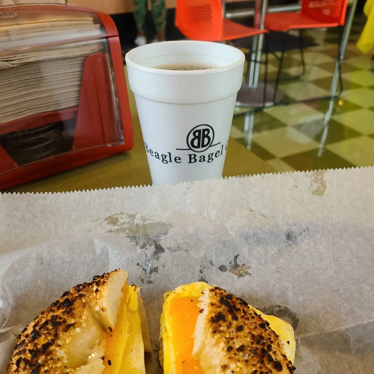 Kid's Melted Cheese Bagel