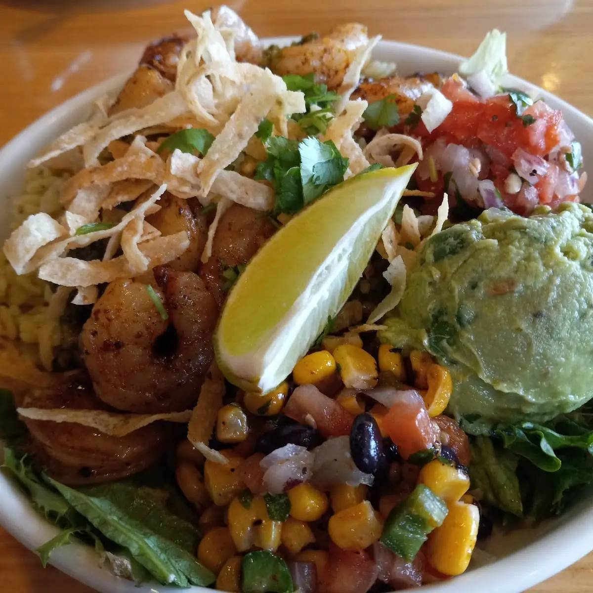 Tex Mex Shrimp and Rice Bowl
