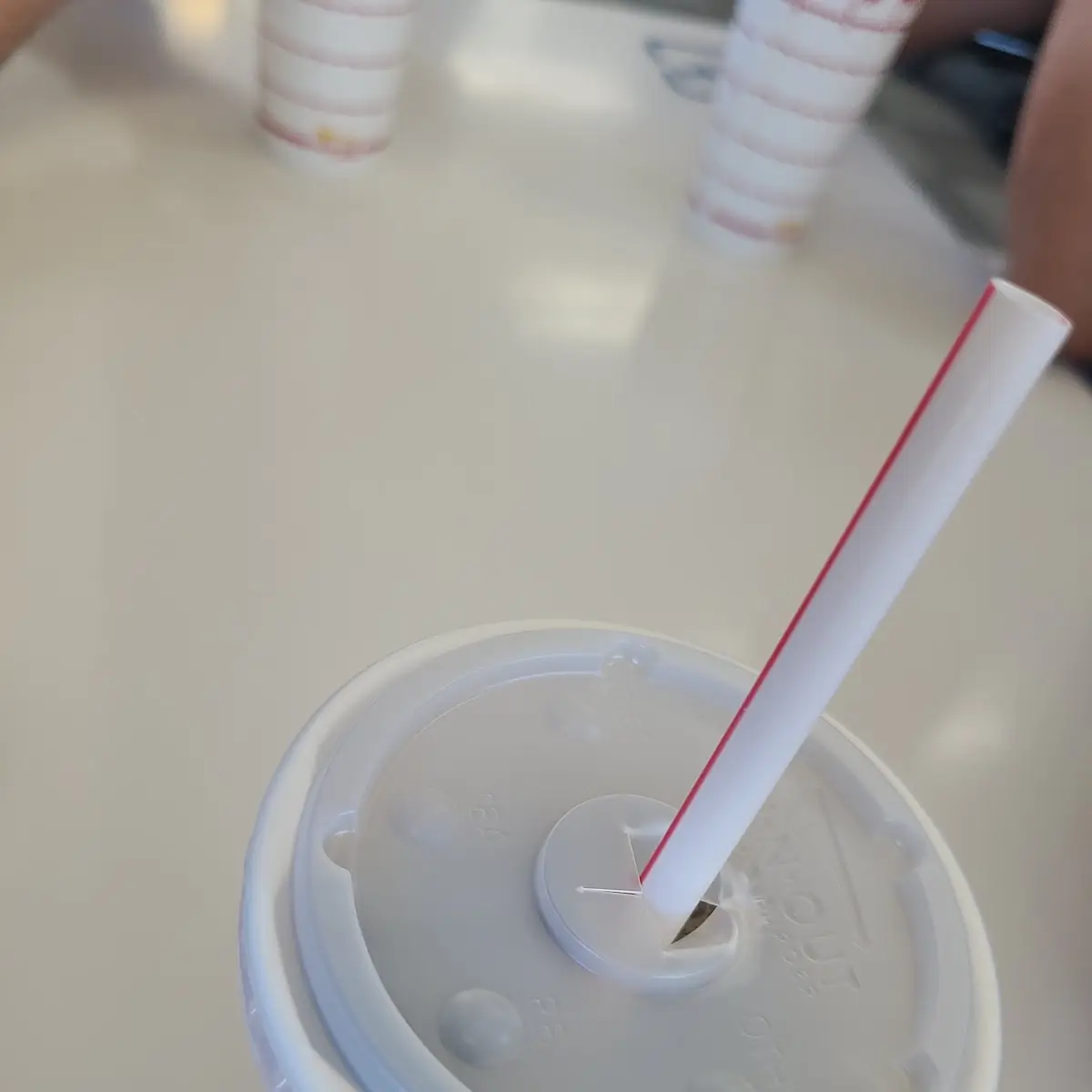 Milkshake Cups and Straws