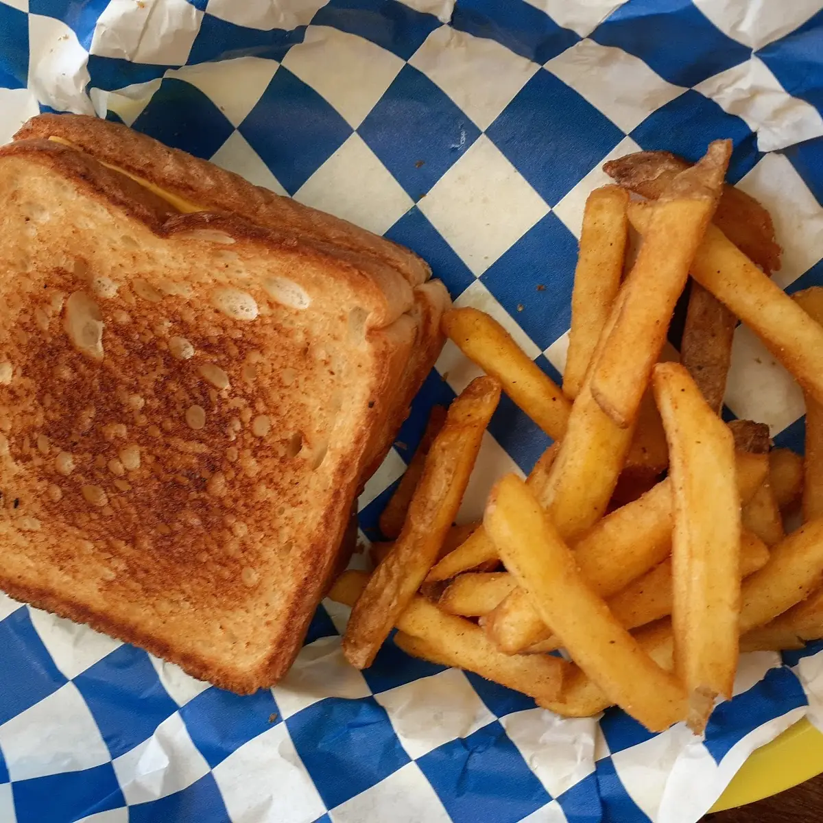 Grilled Cheese with Fries