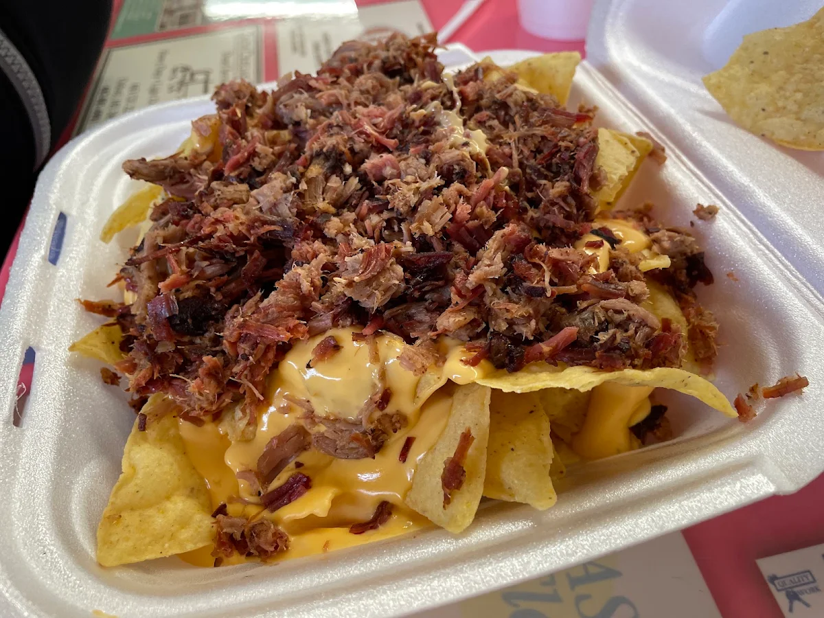 BBQ Cheese Nachos