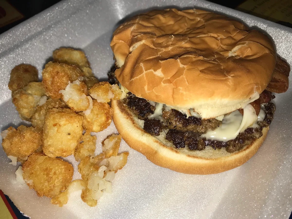 Double Cheeseburger Plate