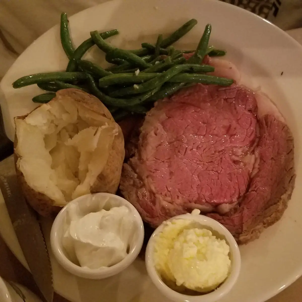 Prime Rib with Mashed Potato