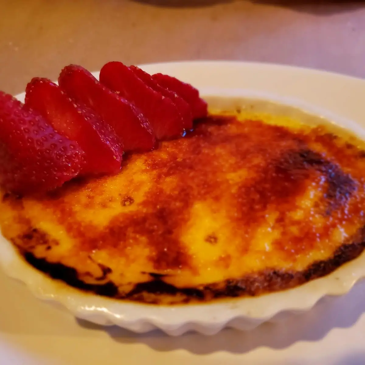 White Chocolate Creme Brulee