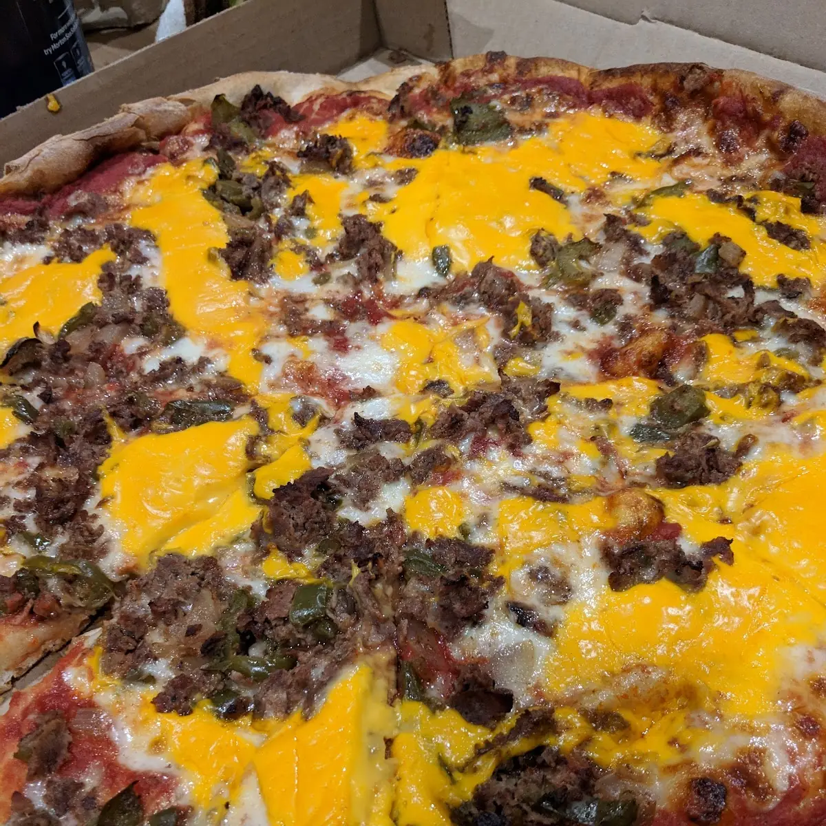 Cheesesteak Pizza