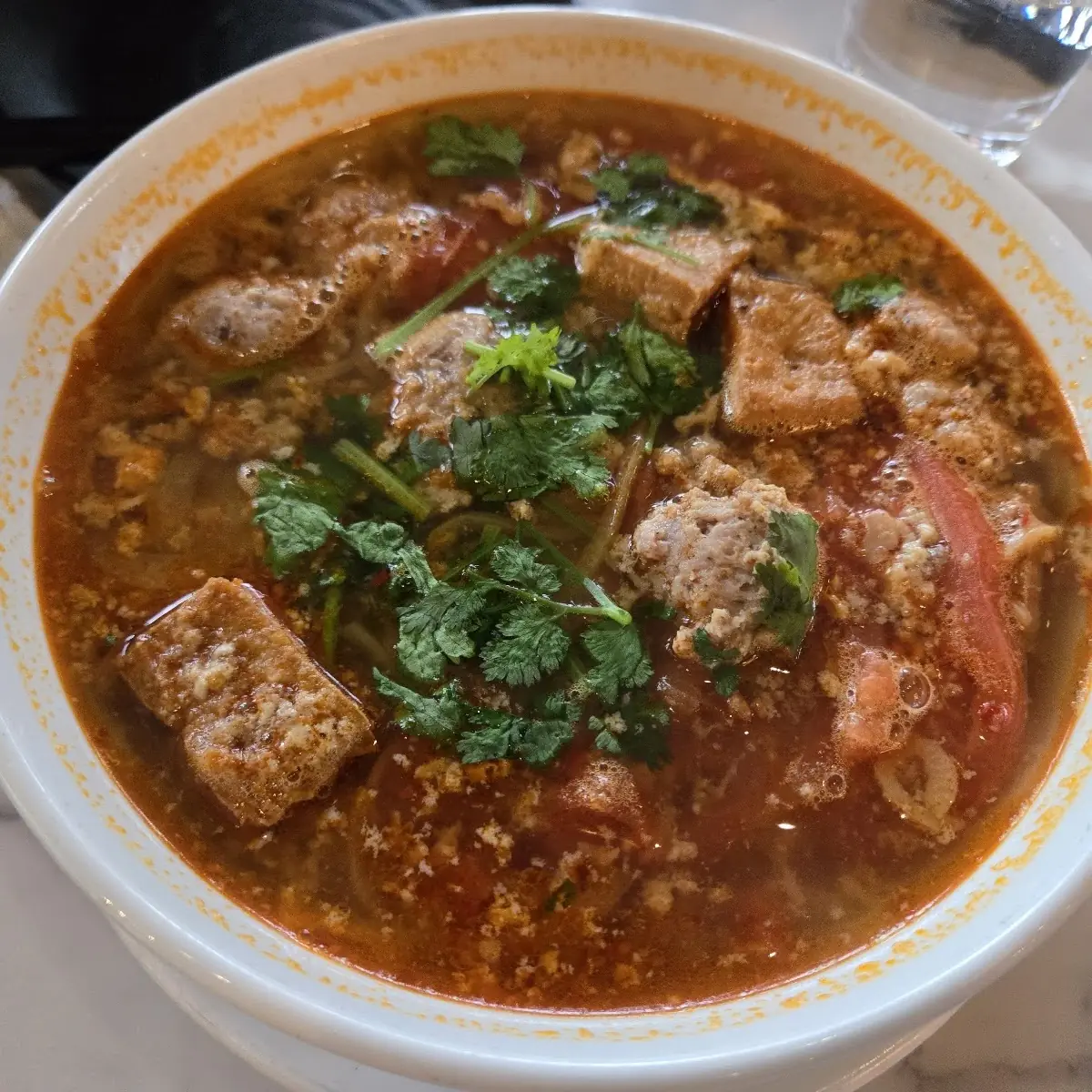 55 Vermicelli Crab Soup Bun Rieu