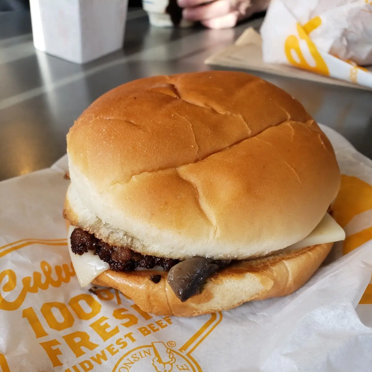 Mushroom Swiss Burger