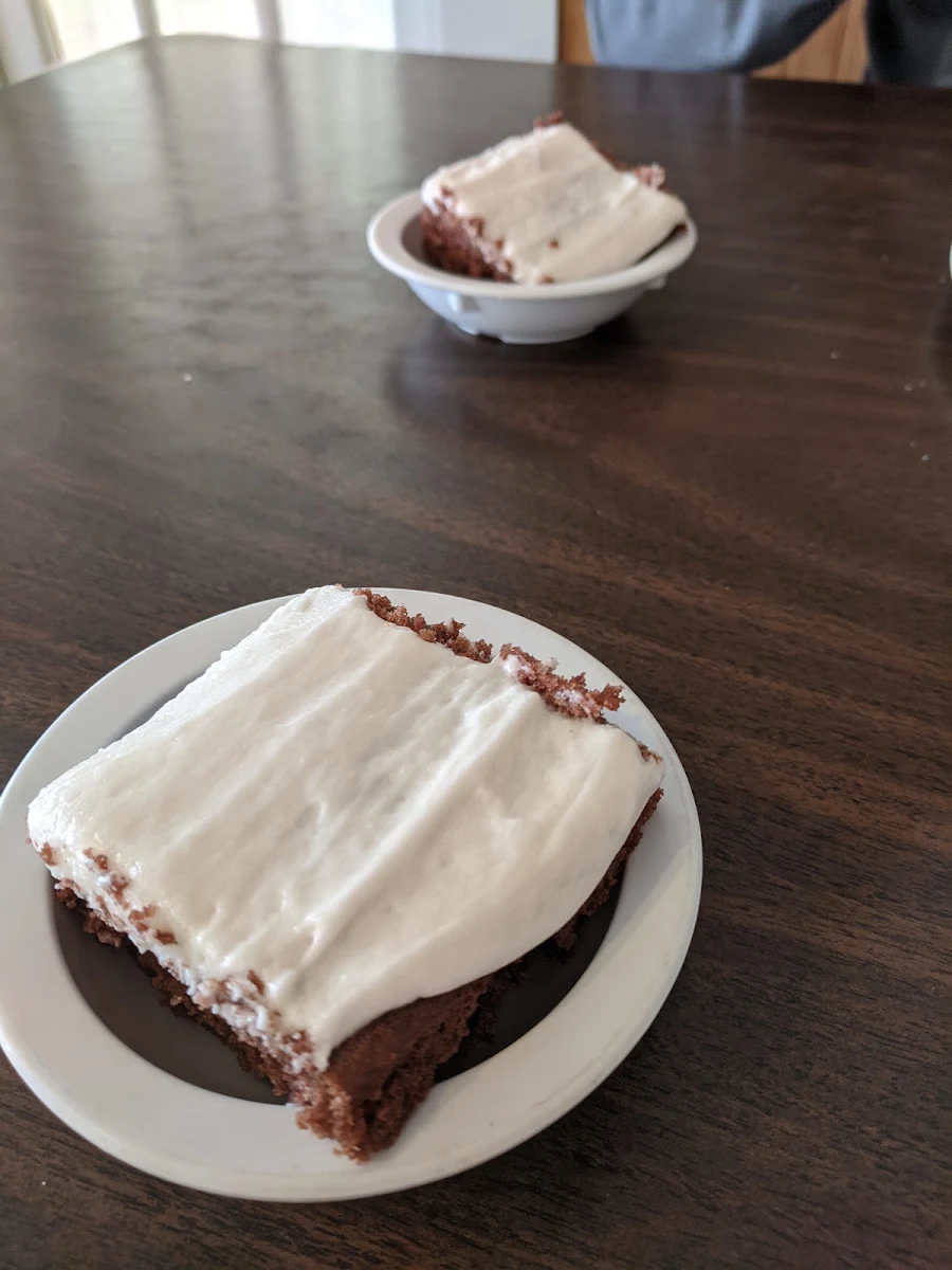 Chocolate Cake with Cream Cheese Icing