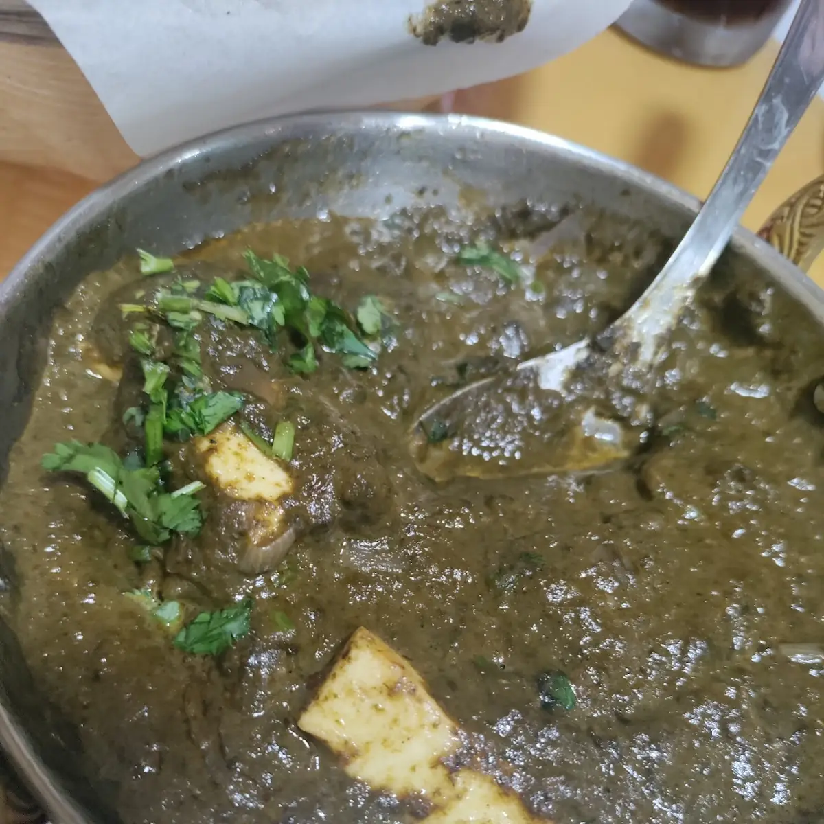 Spinach & Cheese Naan