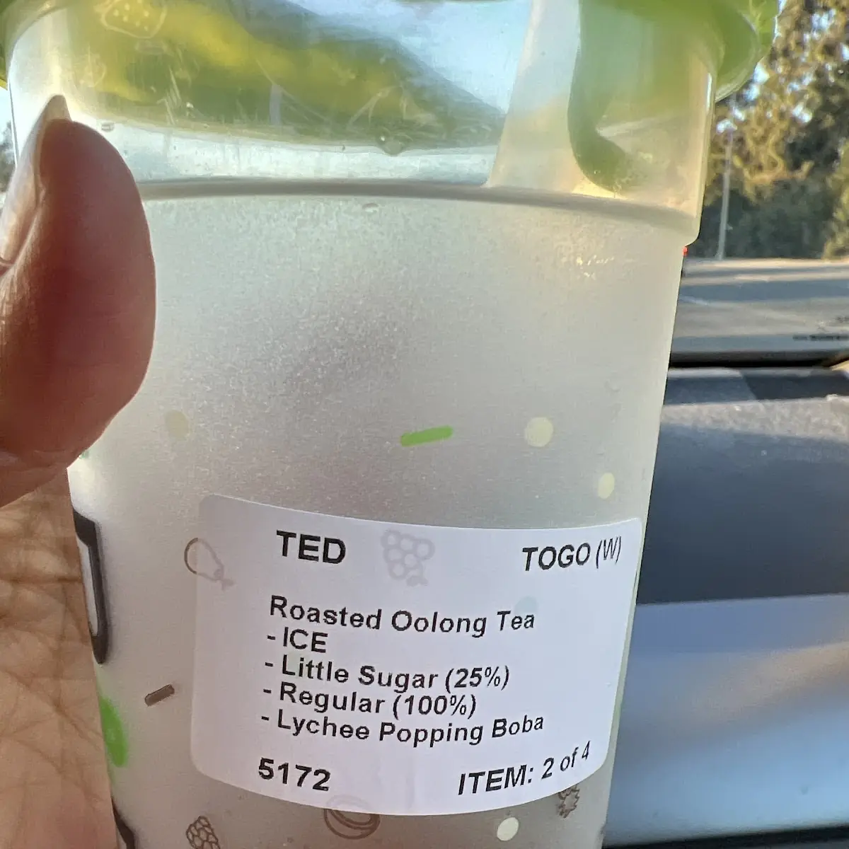 Lychee Tea w Aloe Vera