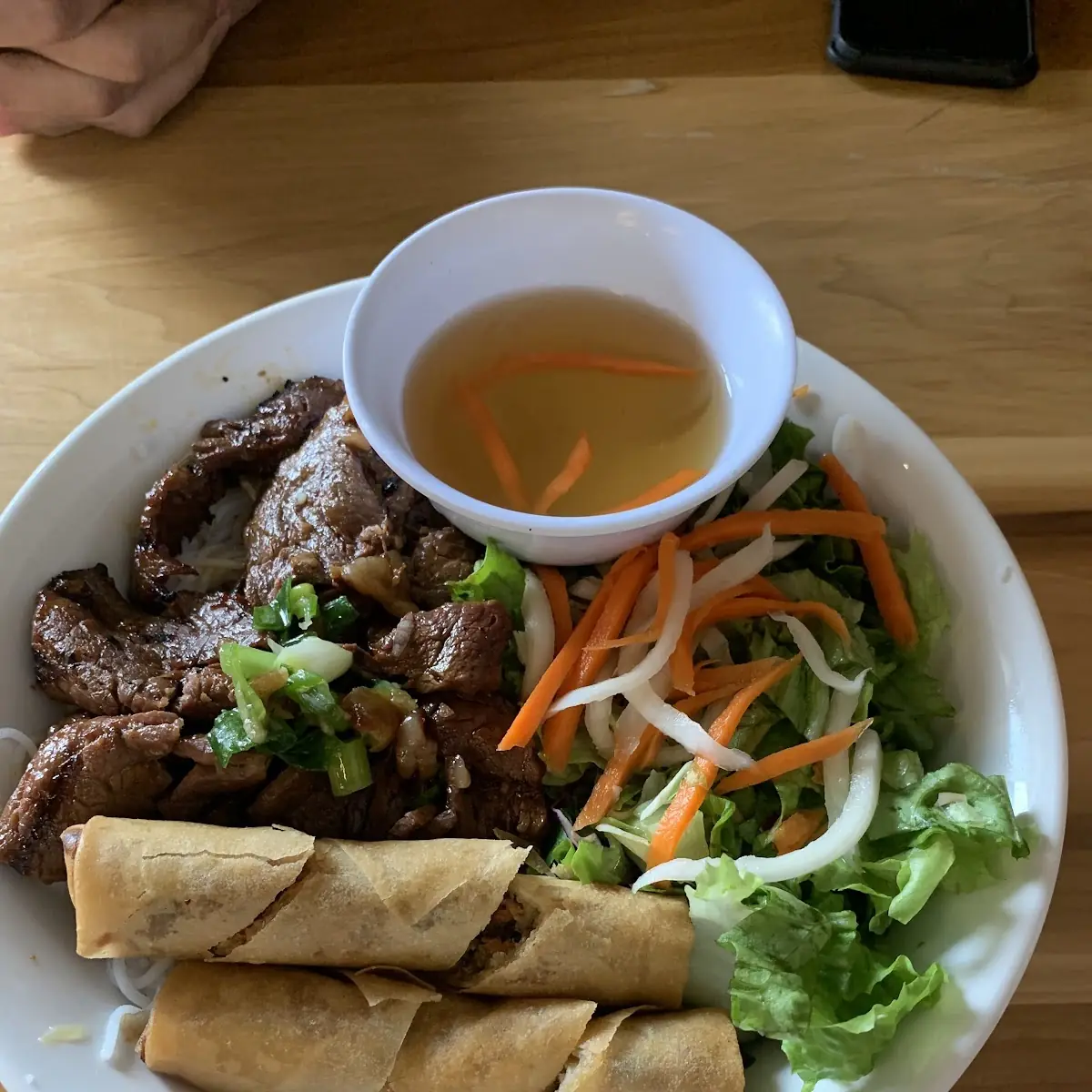 Pork Rind & Egg Rolls WI Rice Vermicelli