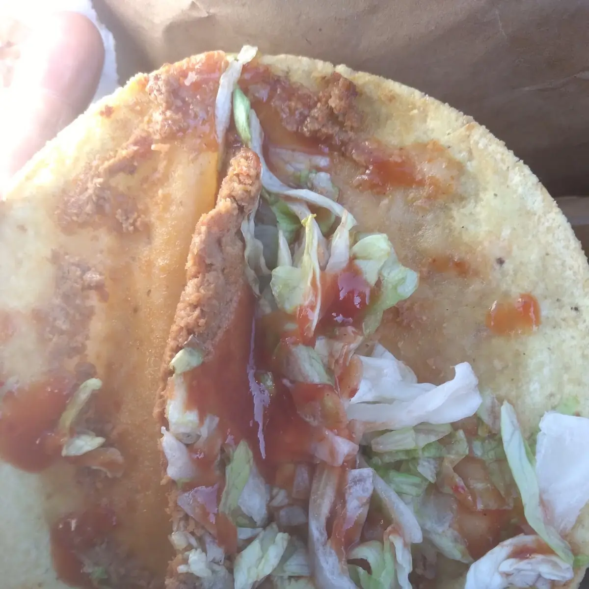 Tacos the Jack in the Box Sin Queso