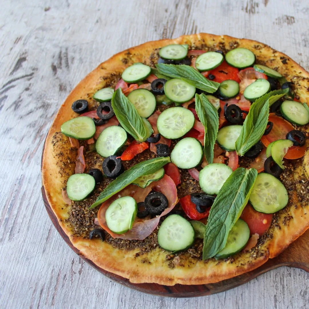 Vegetarian Pizza V, Manoosh & Co Eagle Vale