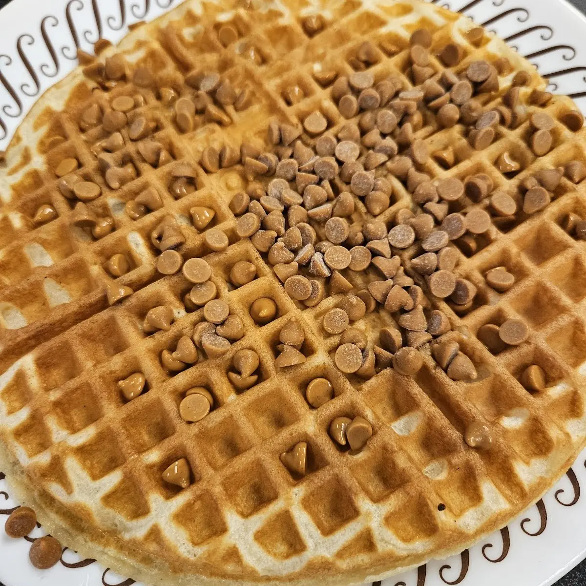 Waffle with Peanut Butter Chips