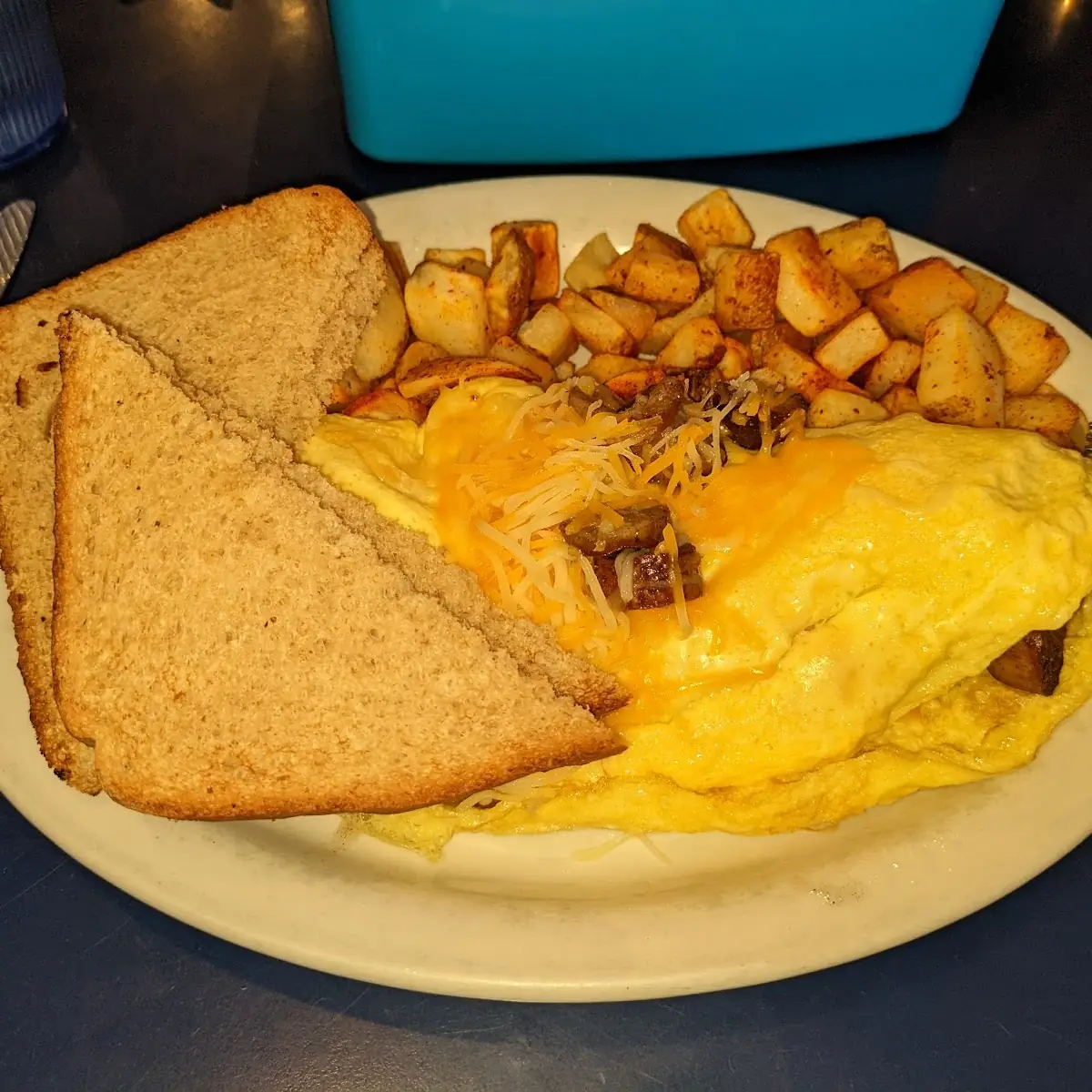 Sausage and Cheese Omelette