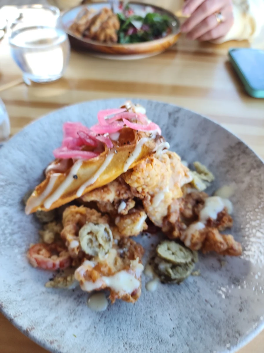 Chicken and Waffles, Sky Bistro