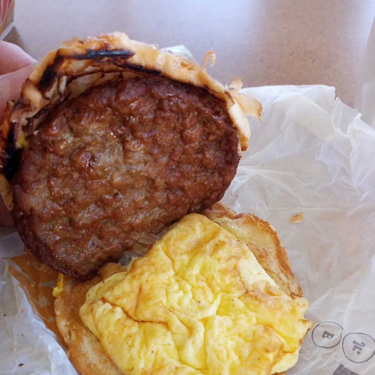 Sausage Egg and Cheese Croissant