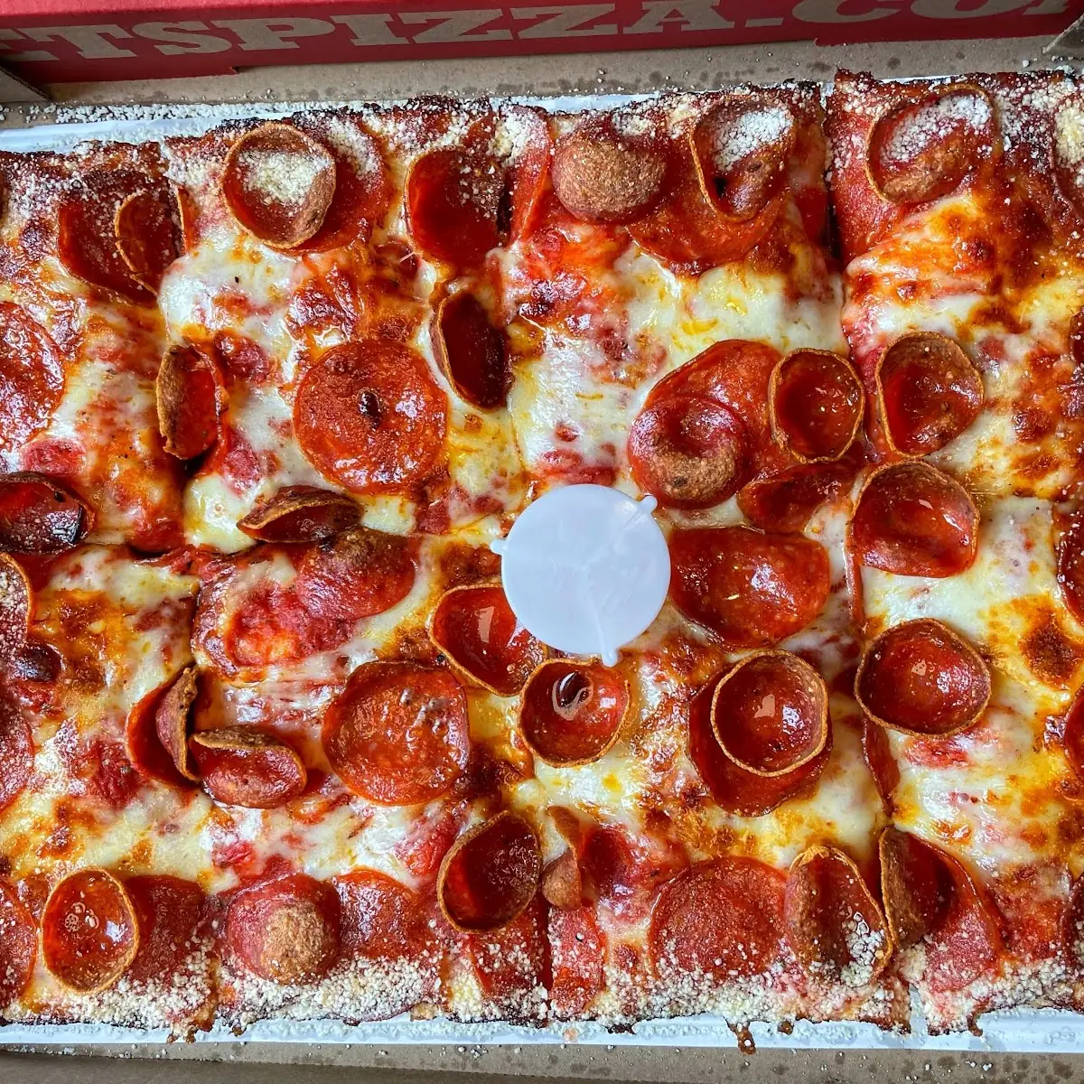 Pepperoni Pizza Detroit Style