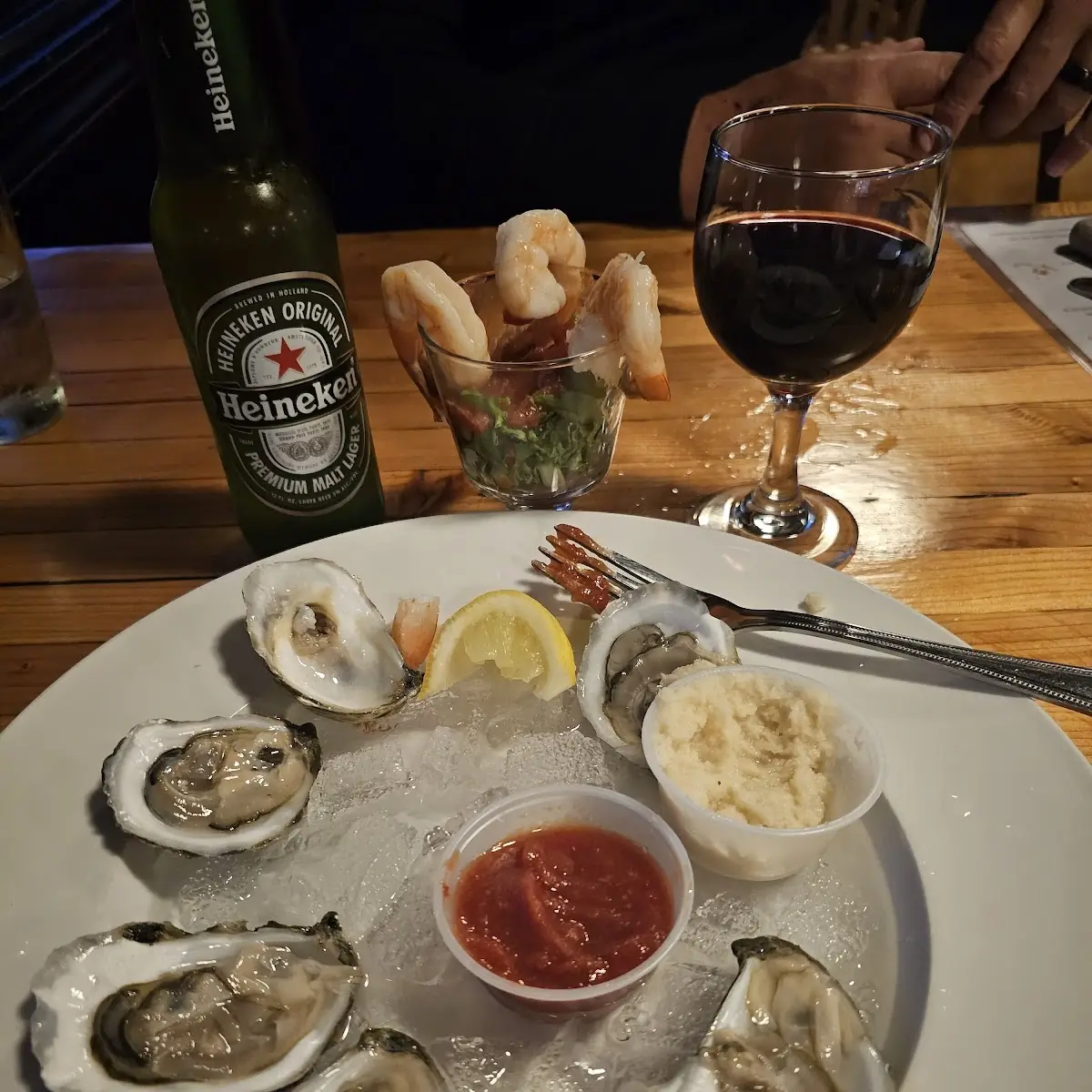 Fresh Oysters on The
