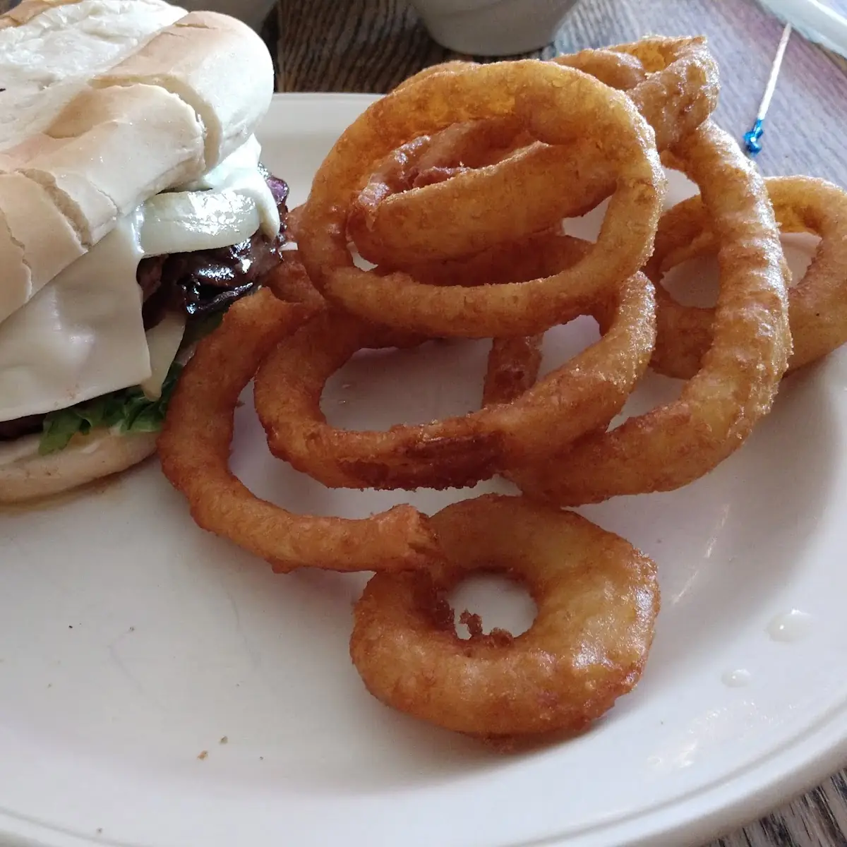 Sizzle Steak and Onion Rings