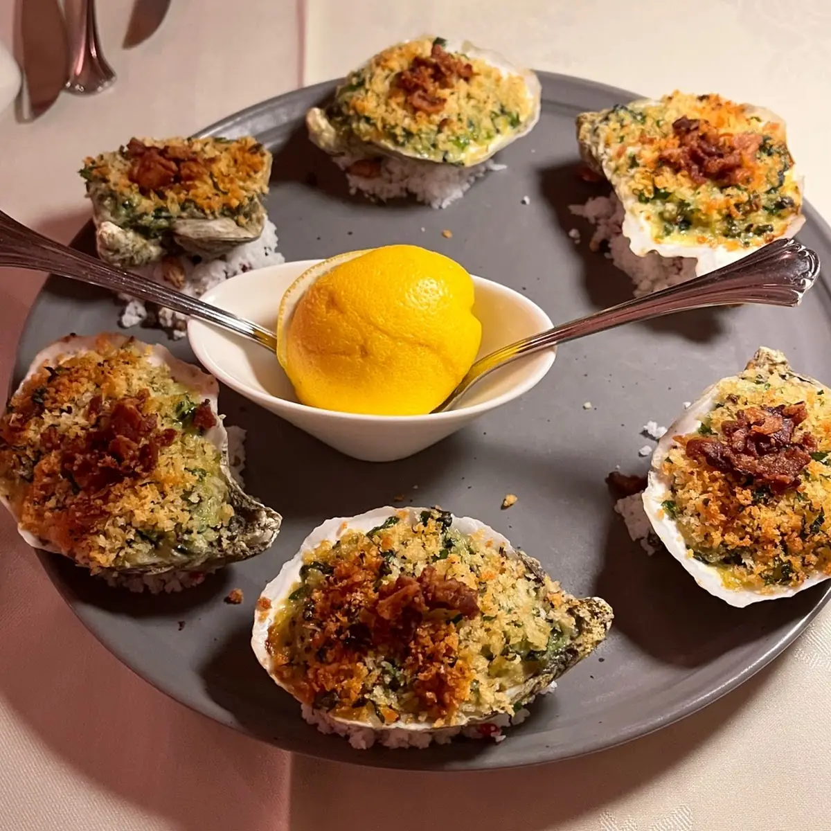 Oysters Rockefeller
