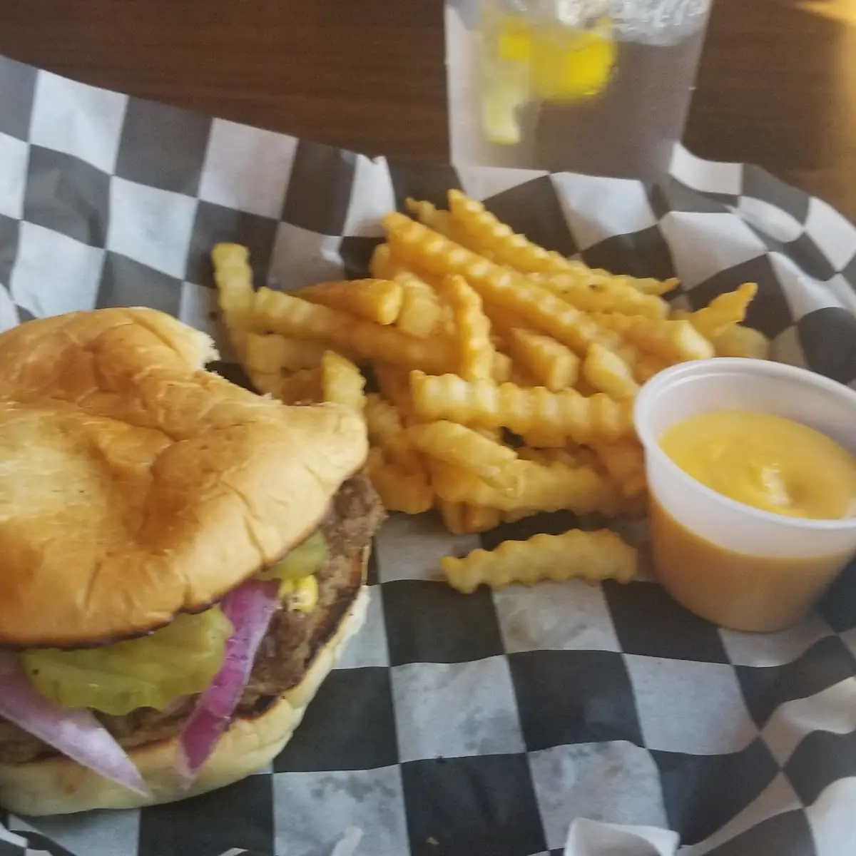 Burger and Fries