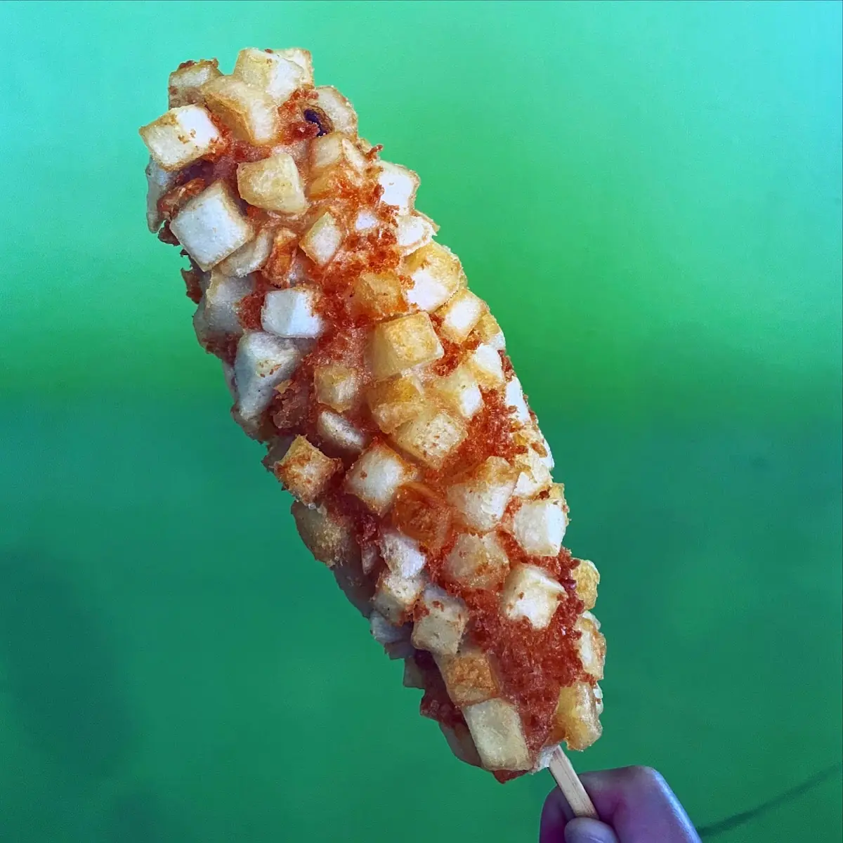 Fried Potato Corn Dog