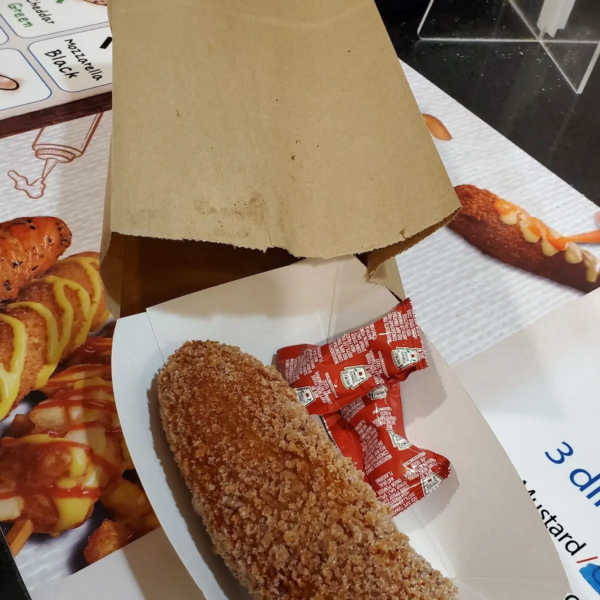 Mozzarella Hotdog Half Mozzarella Cheese with Sugar