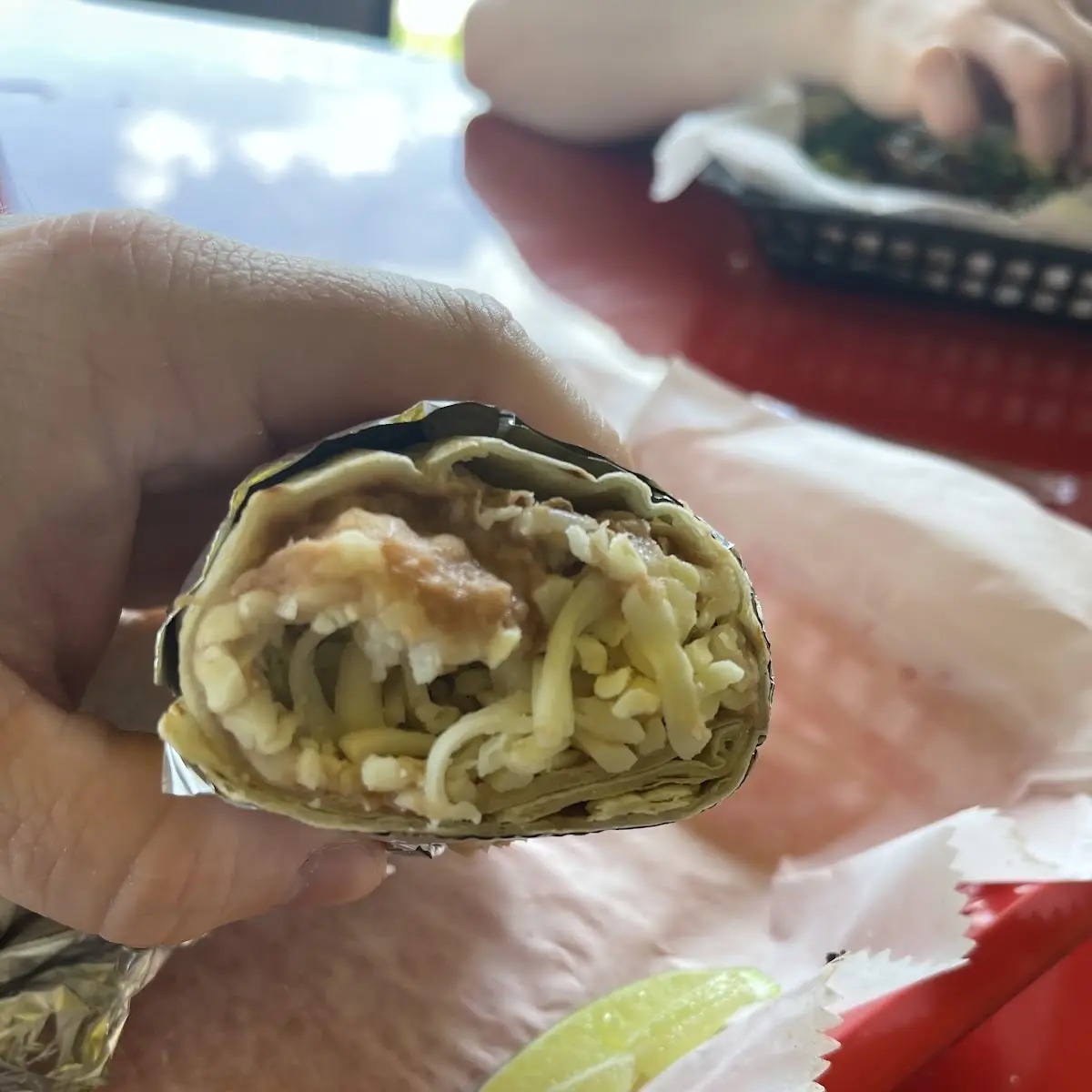 Bean and Cheese Burrito