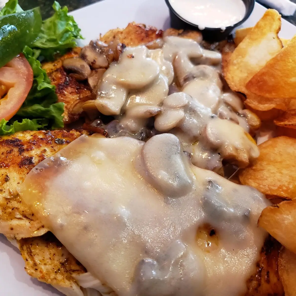 Mushroom & Swiss Chicken