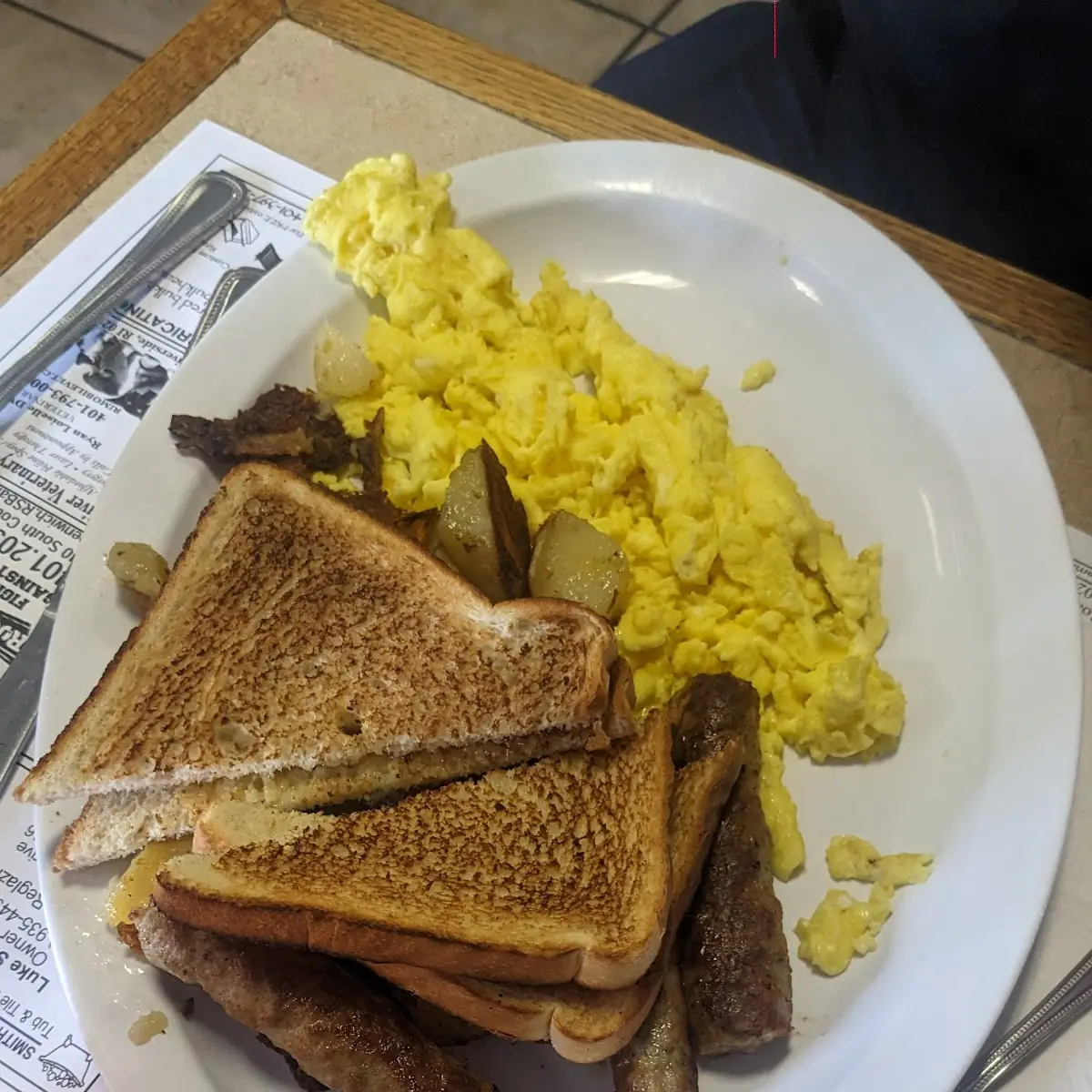 Eggs Home Fries & Toast