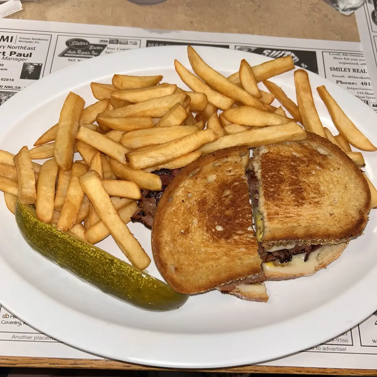 Kids Grilled Cheese with Fries