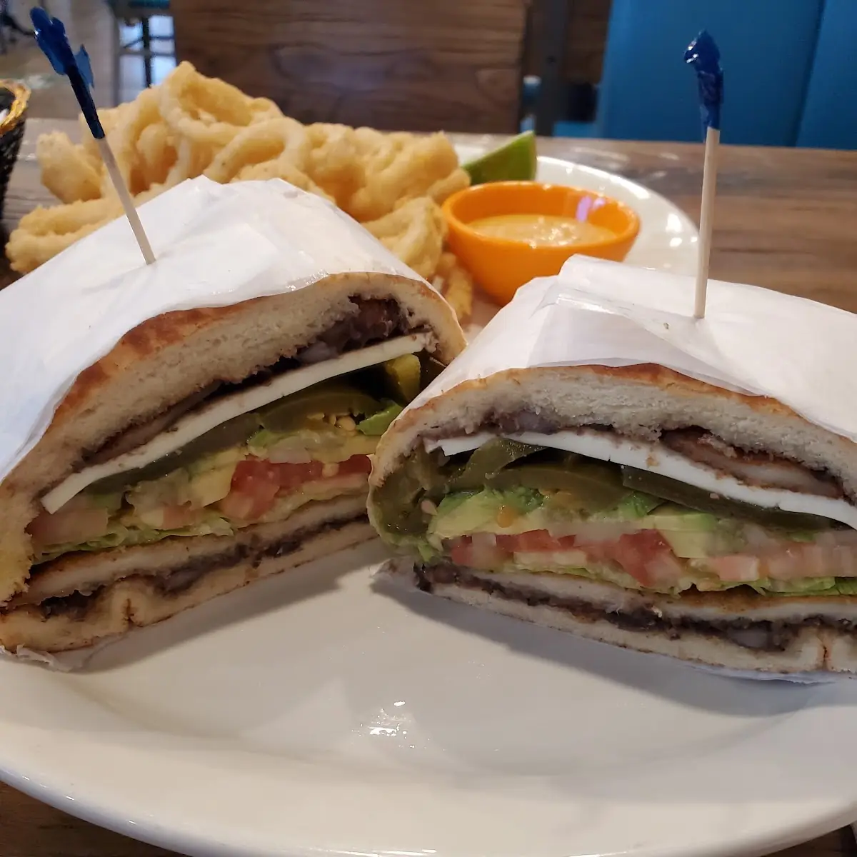 Mexican Sandwich with Chicken Torta De Pollo